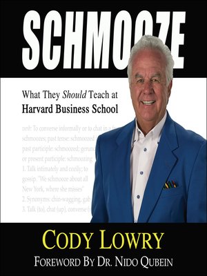 cover image of Schmooze